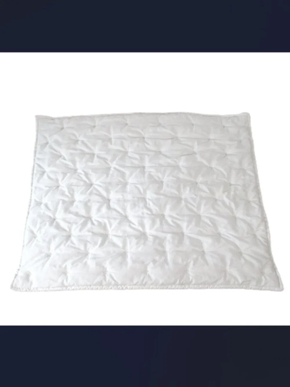 SET OF 2 POTTERY BARN CROSS STITCH QUILTED SHAMS